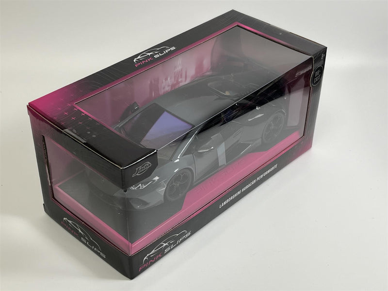 2017 Lamborghini Huracan Performante Black 1:24 Scale Pink Slips Jada 253293011