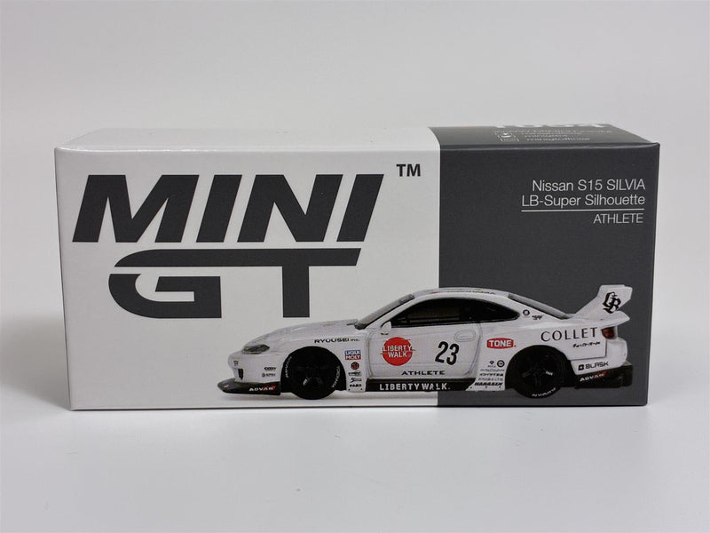 Nissan LB-Super Silhouette S15 Silvia Athlete RHD 1:64 Scale Mini GT MGT01054R