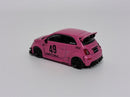 Abarth 595 LB Works Abas Works Pink LHD 1:64 Mini GT MGT00851L