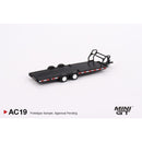 Car Hauler Trailer Type B Black 1:64 Scale Mini GT MGTAC19