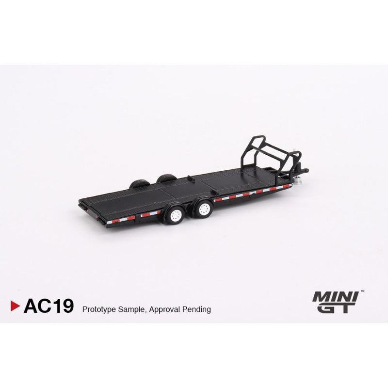 Car Hauler Trailer Type B Black 1:64 Scale Mini GT MGTAC19