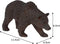 Grizzly Bear Wildlife Animal Toy Figure 11 cm Length Approx Mojo Fun 387216