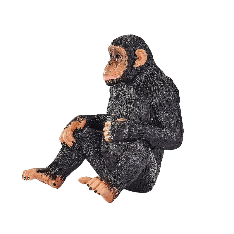 Chimpanzee Wildlife Toy Figure 6.5 cm Height Approx Mojo Fun 387265