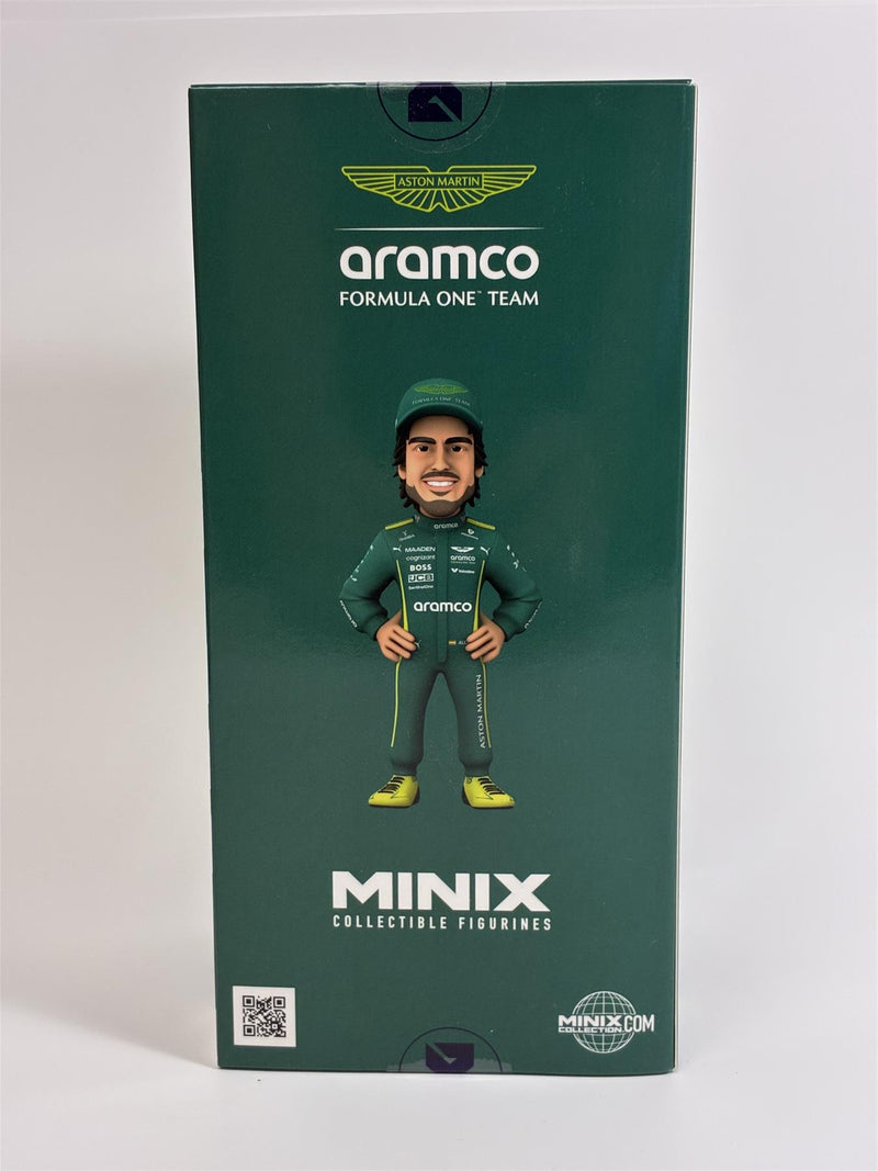 Fernando Alonso Aston Martin Formula 1 12cm Figure Minix 19359
