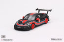 a black and red toy car