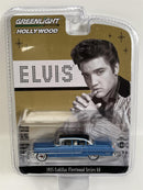 Elvis 1955 Cadillac Fleetwood Series 60 Blue 1:64 Scale Greenlight 44760A