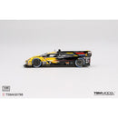 a yellow and black race car