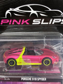 Porsche 918 Syder Pink 1:64 Scale Pink Slips Jada 213291003