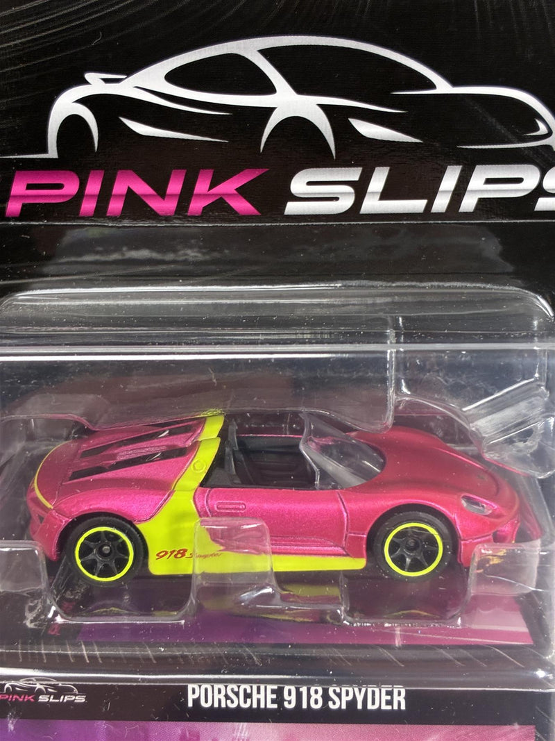 Porsche 918 Syder Pink 1:64 Scale Pink Slips Jada 213291003