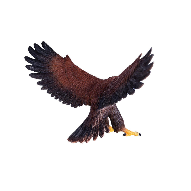 Golden Eagle Bird Toy Figure 15 cm Length Approx Mojo Fun 381051