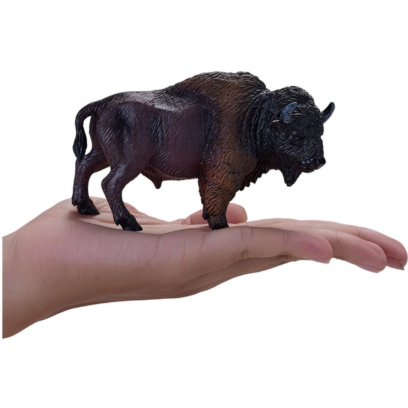 American Bison Buffalo Wild Animal Toy Figure 11 cm Approx Length Mojo Fun 381076