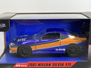 Fast and Furious Twin Set 2001 Nissan Silvia S15 and Brians Toyota Supra 1:32 Jada 253202017