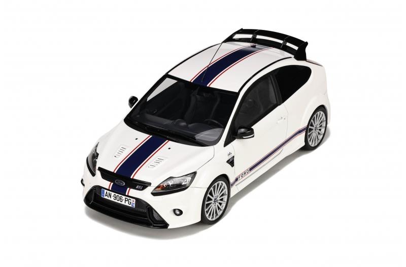 2010 Ford Focus MK2 RS Le Mans White 1:18 Scale Otto Mobile OT1009