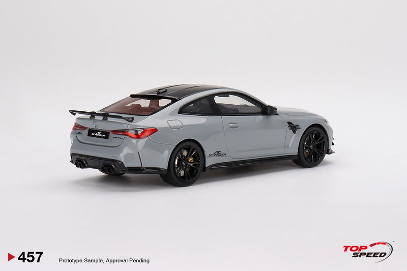 BMW AC Schnitzer M4 Competition G82 Brooklyn Grey Metallic 1:18 Scale TSM TS0457