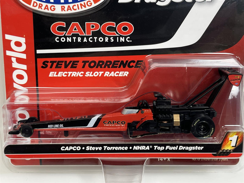 CAPCO Steve Torrence NHRA Top Fuel Dragster HO Scale Slot Car Auto World SC370-1