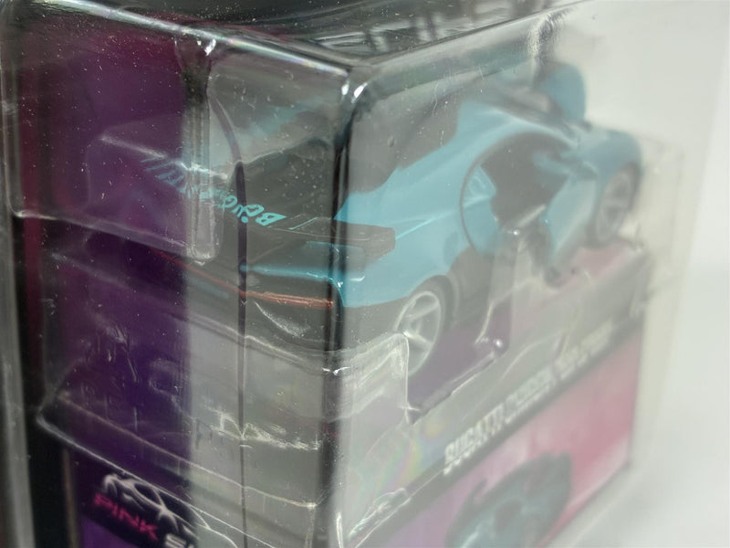 Bugatti Chiron Pur Sport Blue 1:64 Scale Pink Slips Jada 213291003