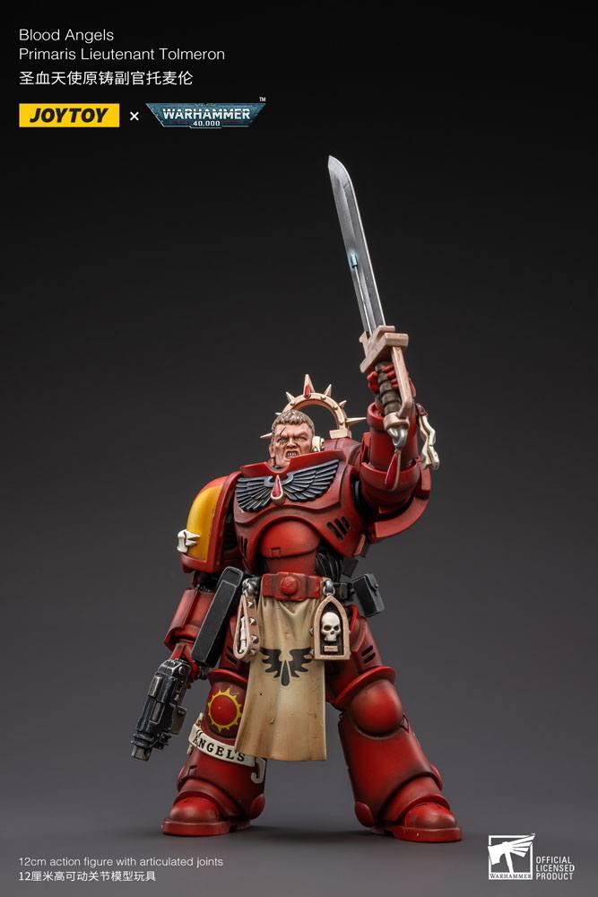 Warhammer 40k Blood Angels Primaris Lieutenant Tolmeron 1:18 Scale Joy Toy