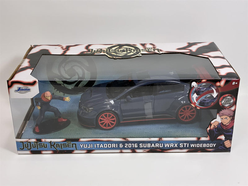 Jujutsu Kaisen 2016 Subaru WRX STI Widebody with Yuju Itadori Figure 1:24 Jada 34714