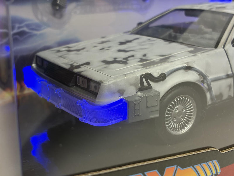 Back To The Future Time Machine Frosted Working Lights 1:24 Jada 36145