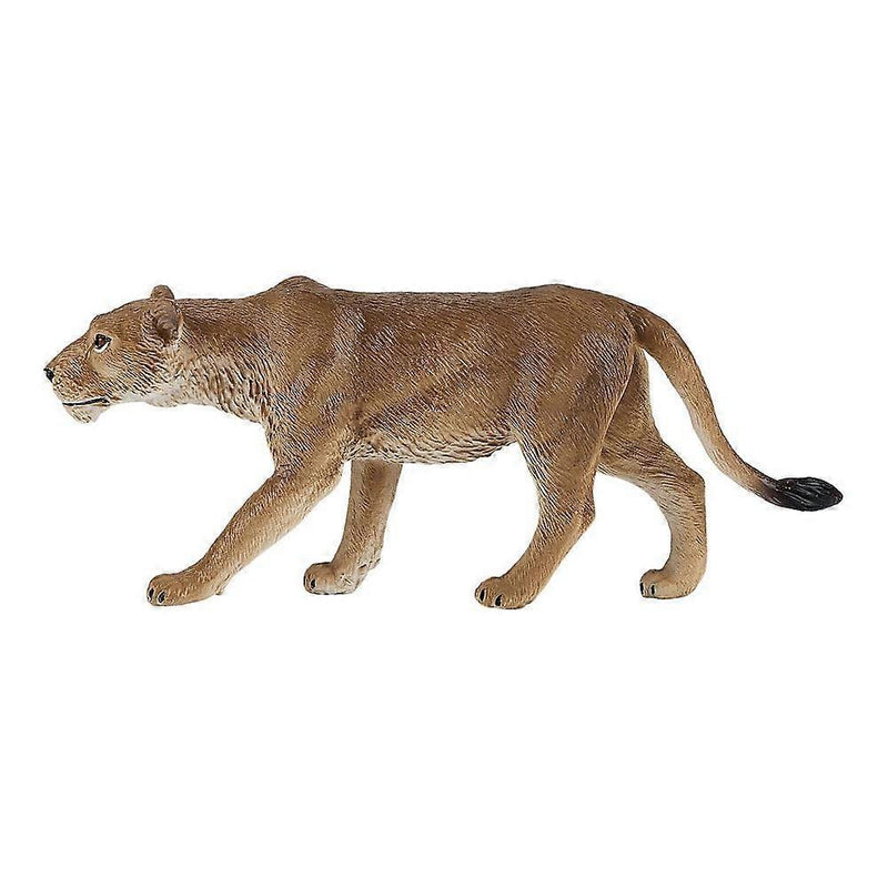 African Lioness Wild Animal Toy Figure 14 cm Approx Length Mojo Fun 381071