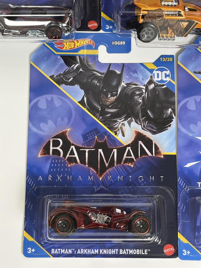 Batman 5 Car Set 1:64 Scale Hot Wheels HDG89