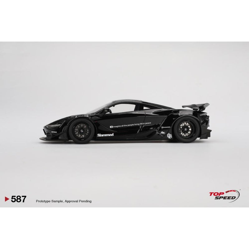 McLaren 720S LB Works Black Tas 2024 1:18 Scale Topspeed TS0587