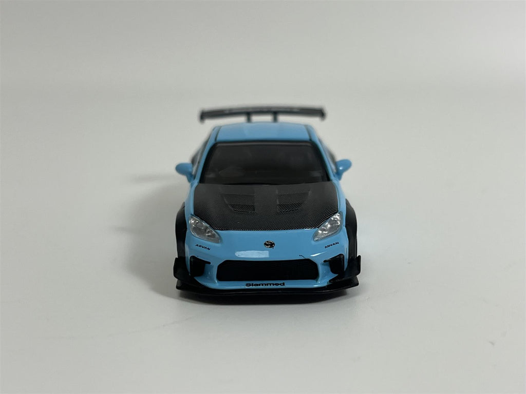 Toyota GR86 LB Nation Baby Blue RHD 1:64 Scale Mini GT MGT00873R – Mcslots