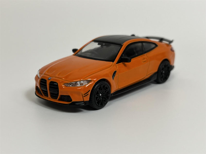 BMW M4 M-Performance G82 Fire Orange RHD 1:64 Scale Mini GT MGT00526R