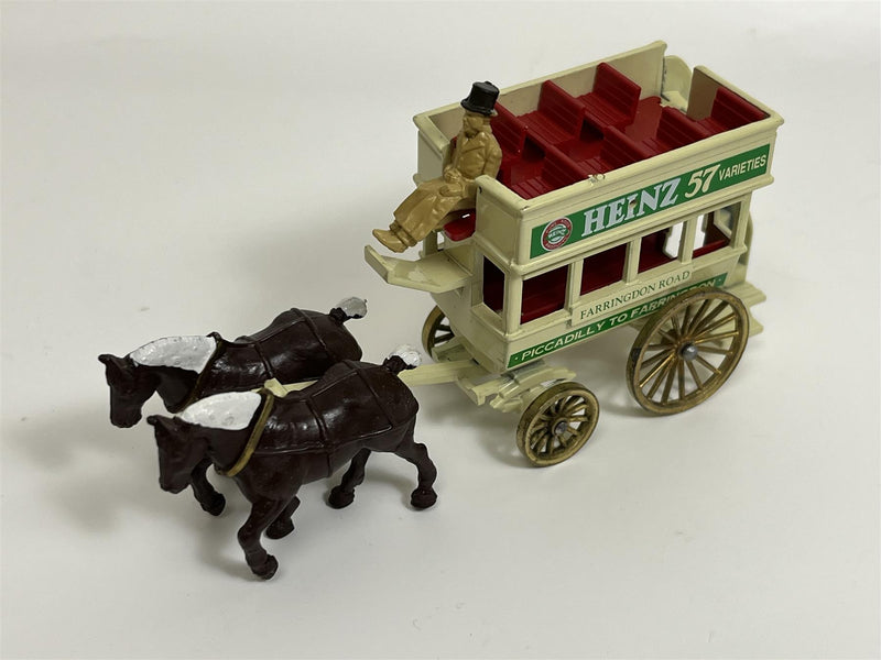 Heinz 57 Carriage and 2 Horses Models Of Days Gone By Lledo DGB02D S8