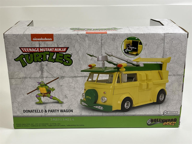 Teenage Mutant Ninja Turtles Donatello Figure and Party Wagon 1:24 Jada 253285003