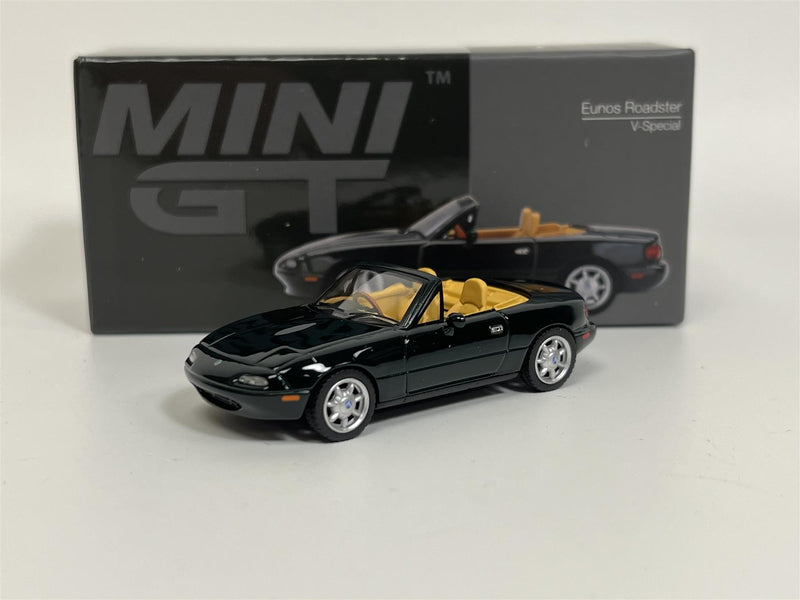 Eunos Mazda Roadster V Special RHD Green 1:64 Scale Mini GT MGT00838R