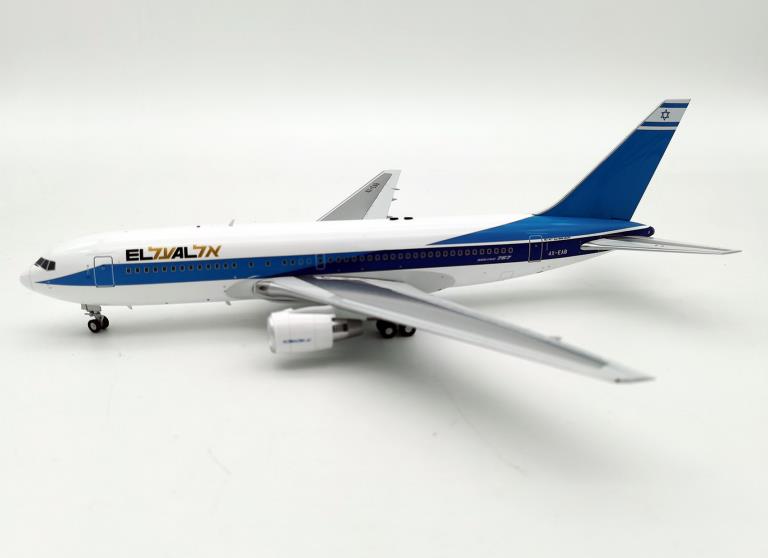 El Al Israel Airlines Boeing 767-258 4X-EAB With Stand 1:200 Inflight200 IF762LY0122