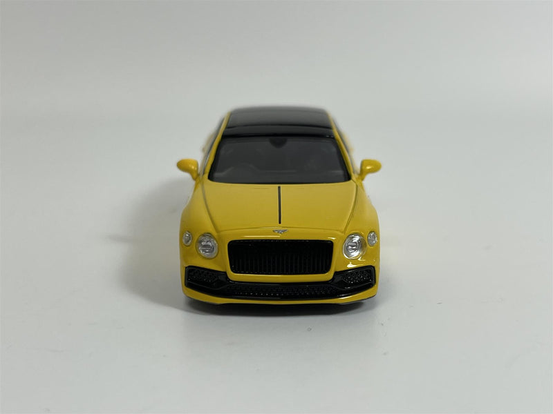 Bentley Flying Spur Monaco Yellow RHD 1:64 Scale Mini GT MGT00955R