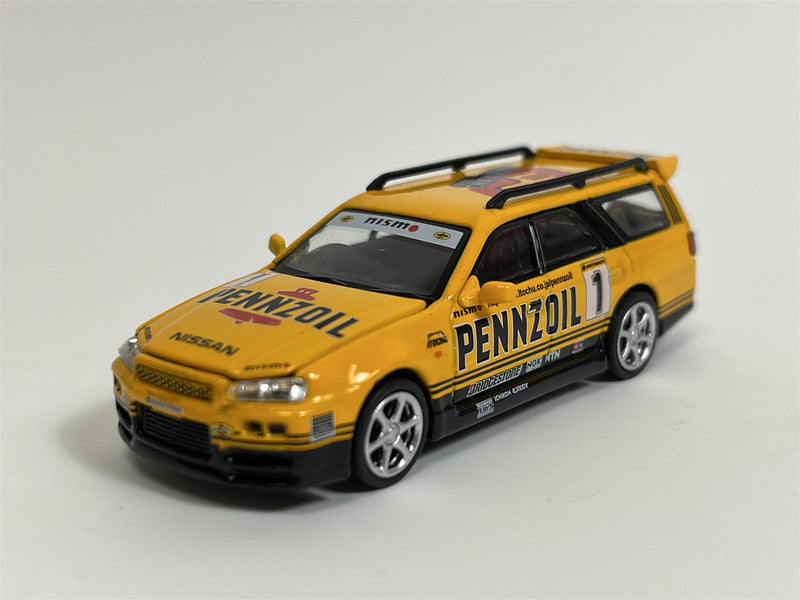 Nissan Stagea Pennzoil 1:64 Scale Pop Race PR640021