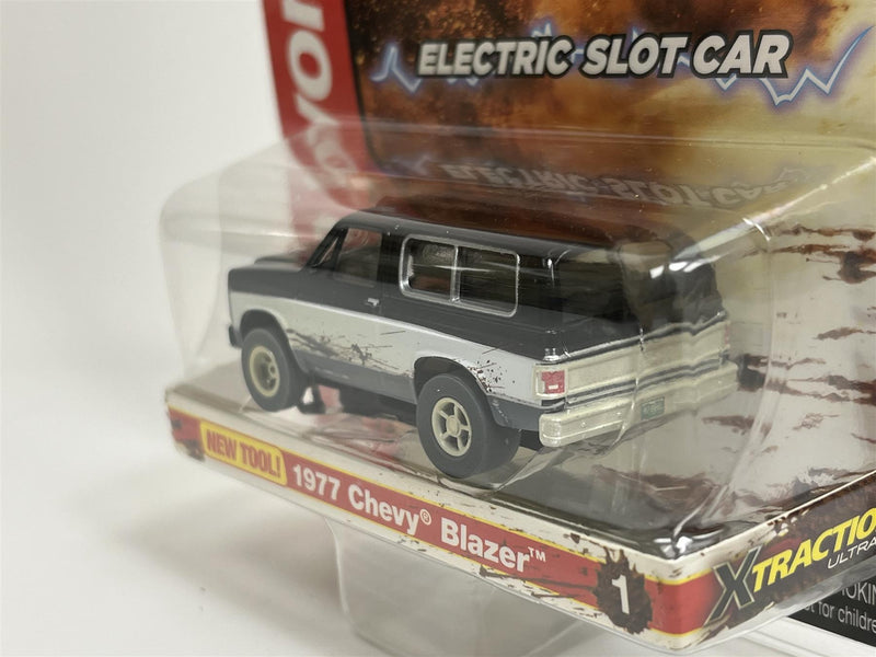 1977 Chevy Blazer Black White X Traction Off Road HO Scale Auto World SC375-1