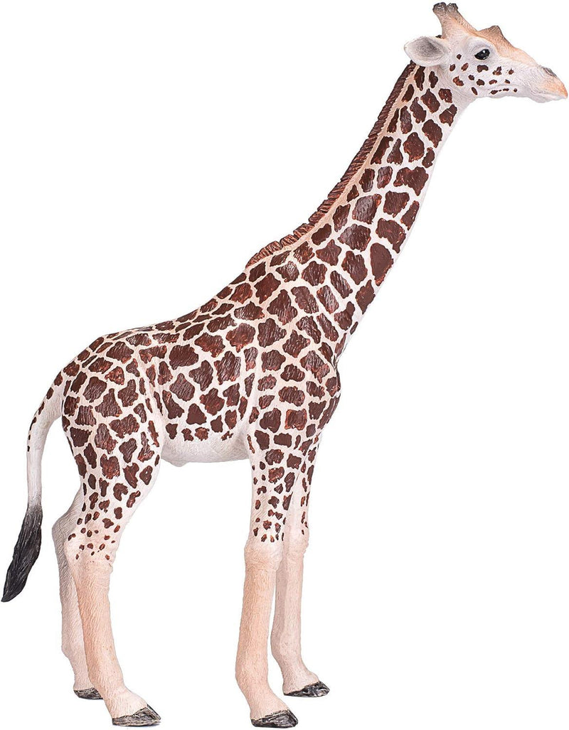 Giraffe Male Wildlife Toy Figure 16.5 cm Length Approx Mojo Fun 381008
