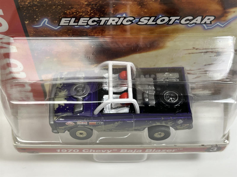 1970 Chevy Baja Blazer Purple X Traction Off Road HO Scale Auto World SC375-3