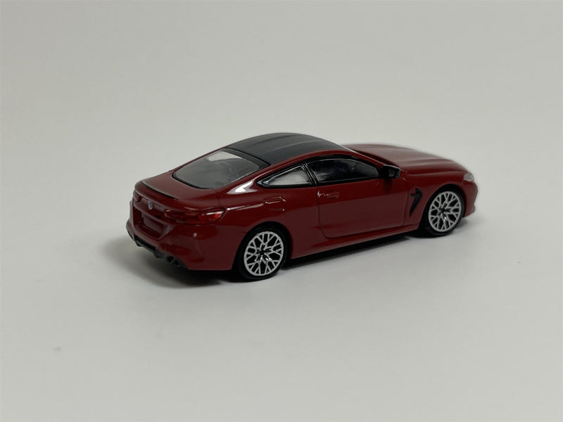 BMW M8 Competiton Coupe 2019 Red Metallic 1:87 Scale Minichamps 870029022