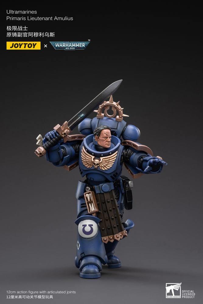 Warhammer 40K Ultramarines Primaris Lieutenant Amulius 1:18 Scale Joy Toy JT3044