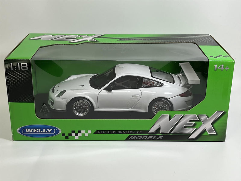 Porsche 911 GT3 CUP White 1:18 Scale Welly 18033w