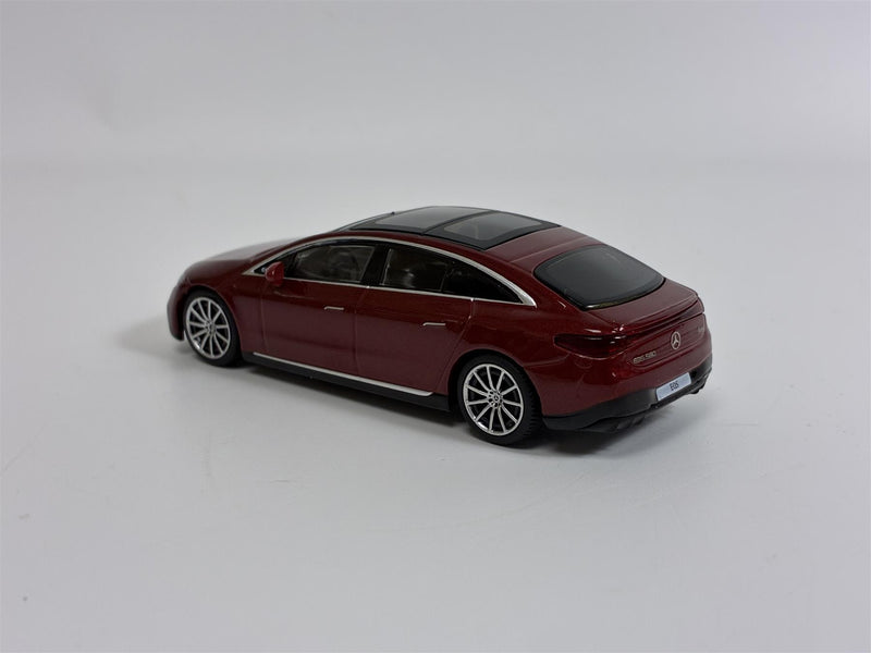 Mercedes Benz EQS 580 4MATIC Red Metallic LHD 1:64 Mini GT MGT00970L