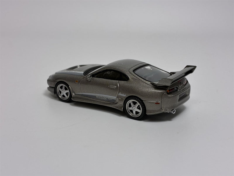 Toyota Supra VeilSide Combat VII Grey LHD 1:64 Scale Mini GT MGT00978L
