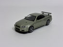 Nissan Skyline GT-R R34 V-Spec II Nur Millenium Jade RHD 1:64 Mini GT MGT01003R