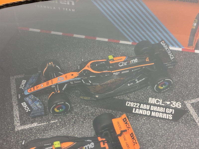 McLaren F1 4 Car Set Lando Norris