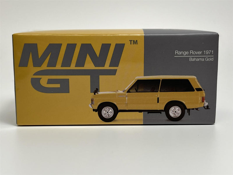 Range Rover 1971 Bahama Gold LHD 1:64 Scale Mini GT MGT00495L