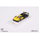 a yellow and black race car
