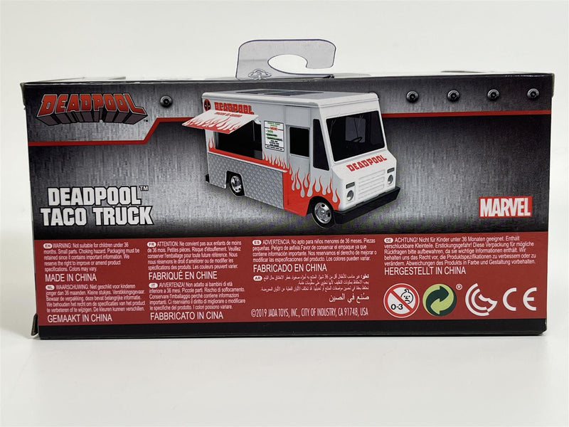 Deadpool Taco Truck White Red 1:32 Scale Jada 99800