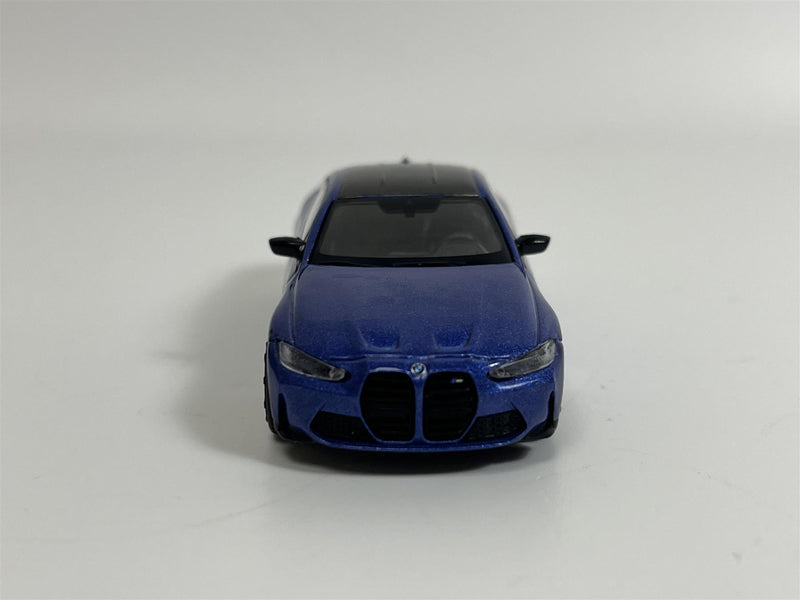 BMW M4 Competition Portimao Blue LHD 1:64 Mini GT MGT00845L