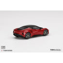 a red sports car on a white background