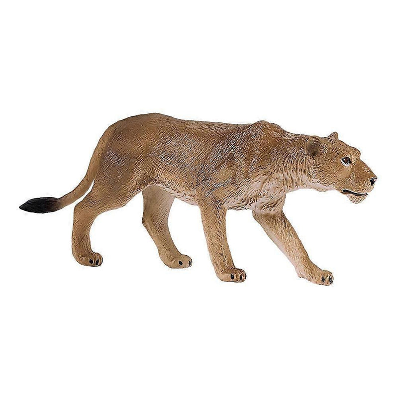 African Lioness Wild Animal Toy Figure 14 cm Approx Length Mojo Fun 381071